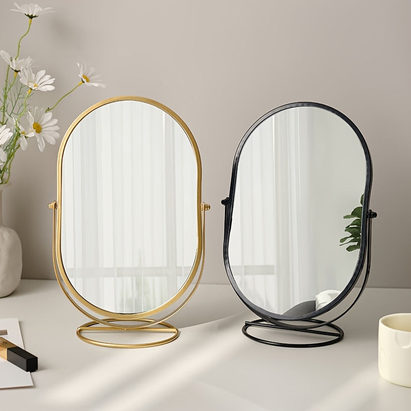 Miroir de Maquillage Rotatif 360° - Compact et Élégant pour Voyage