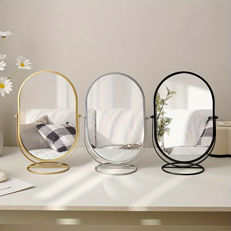 Miroir de Maquillage Rotatif 360° - Compact et Élégant pour Voyage