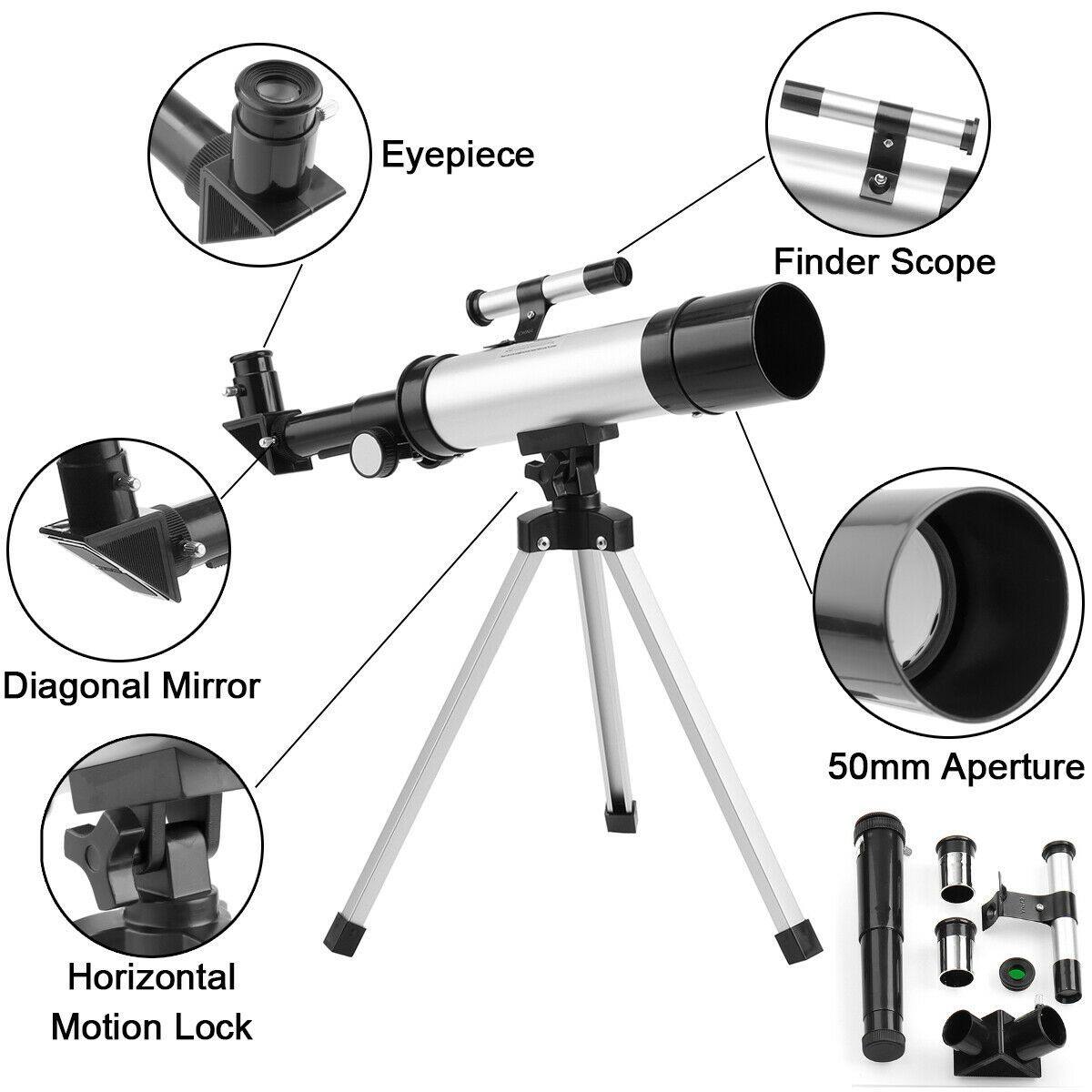 Télescope Astronomique 90x avec Trépied - Vision Ergonomique et Clarté Optique