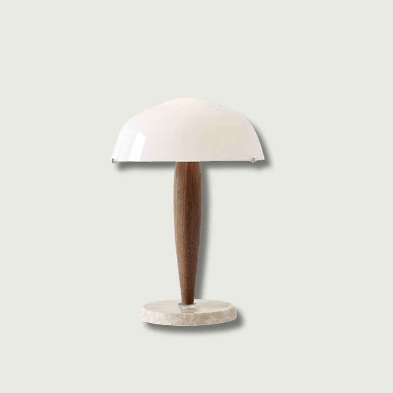 Lampe de Table en Marbre et Verre - Élégance et Fonctionnalité pour Intérieur