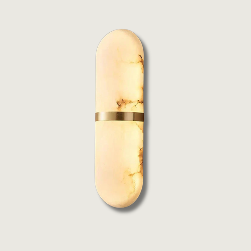 Applique Murale Scandinave en Marbre - Design Luxueux et Énergétiquement Efficace