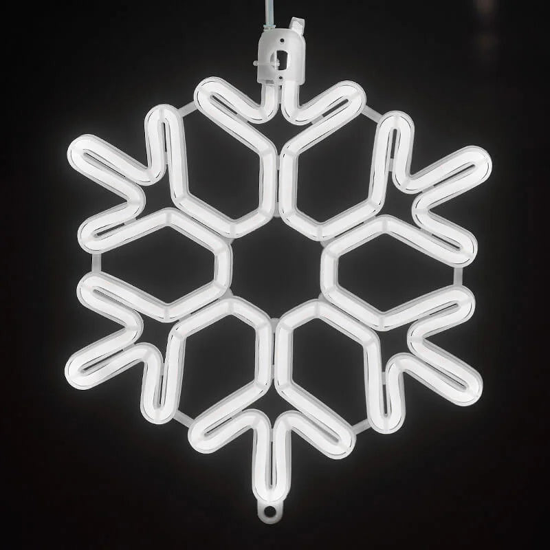 Éclairages LED Flocon de Neige - Résistants aux Intempéries et Énergétiquement Efficaces