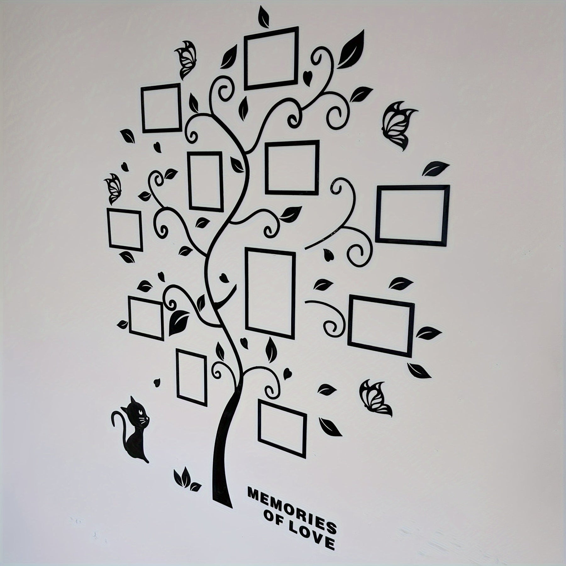 Arbre à Photos 3D en Acrylique - Installation Facile et Design Créatif
