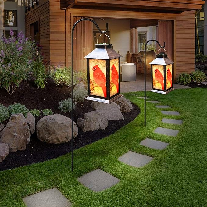 Lanterne Solaire LED pour Jardin - Décoration Portable et Étanche
