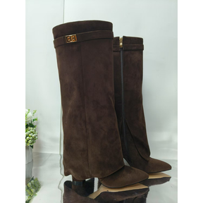 Bottes Noires Confortables pour Femmes - Style Élégant et Polyvalent