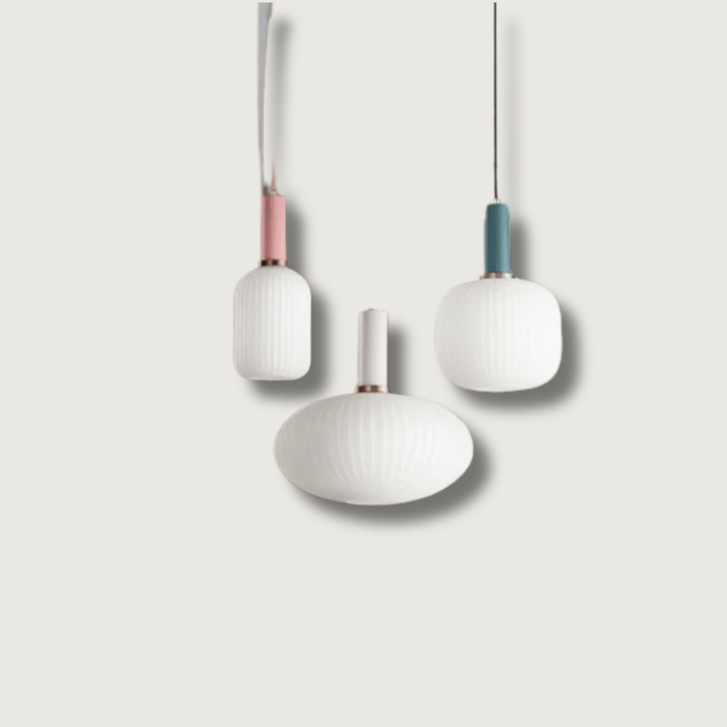 Suspension en Verre Élégante - Design Polyvalent et Matériaux de Qualité