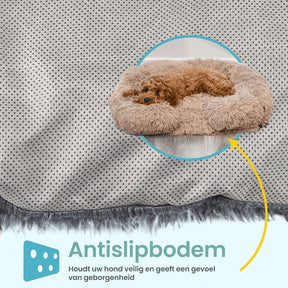 Lit pour Chien en Mousse à Mémoire - Confort Optimal et Doublure Imperméable