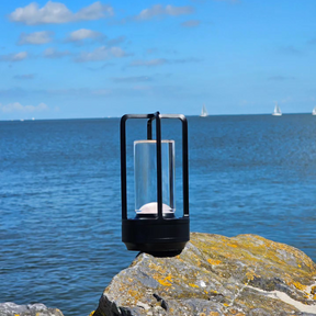 Lampe en Métal et Cristal - Éclairage Tactile et Ambiance Réglable