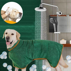 Robe de Bain pour Chien - Ajustable, Séchage Rapide et Élégant