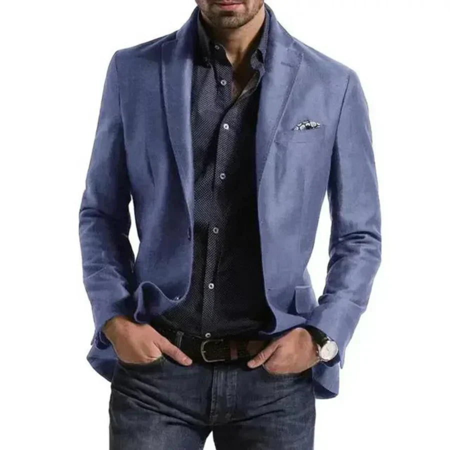 Veste Élégante pour Homme - Motif en Diamant et Confort Optimal