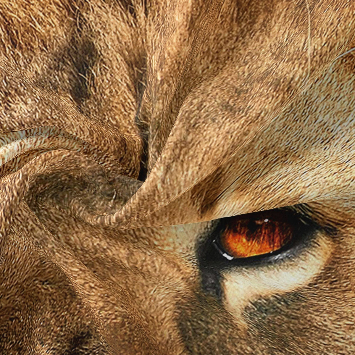 Linge de Lit Lion Luxueux - Ambiance Aventureuse et Confortable