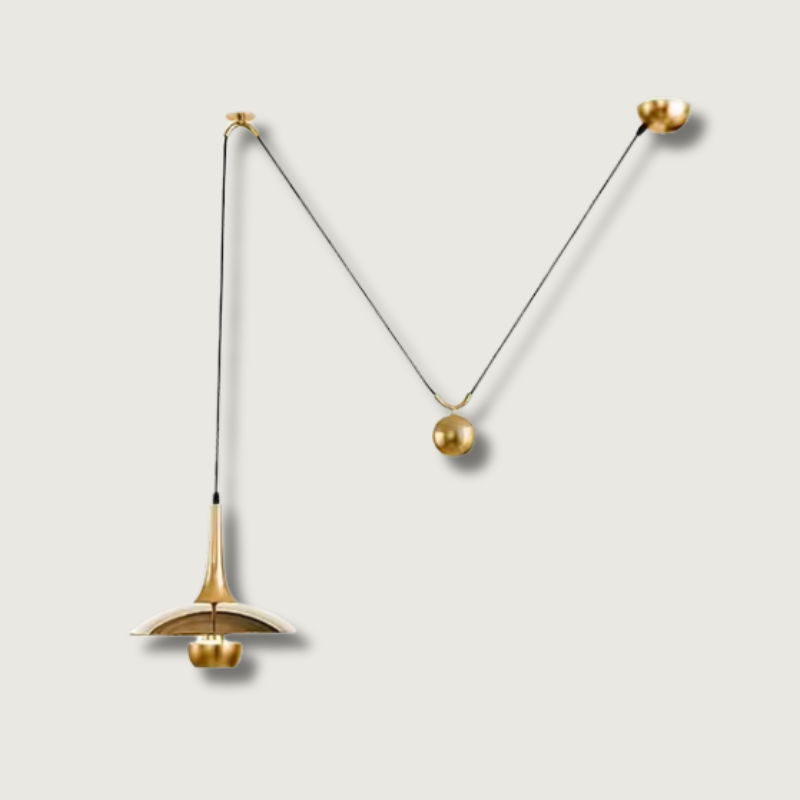 Suspension Luminaire Chromée Moderne - Élégance Minimaliste et Installation Facile