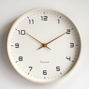 Horloge Murale en Bois Naturel - Élégance Scandinave pour Intérieur Moderne