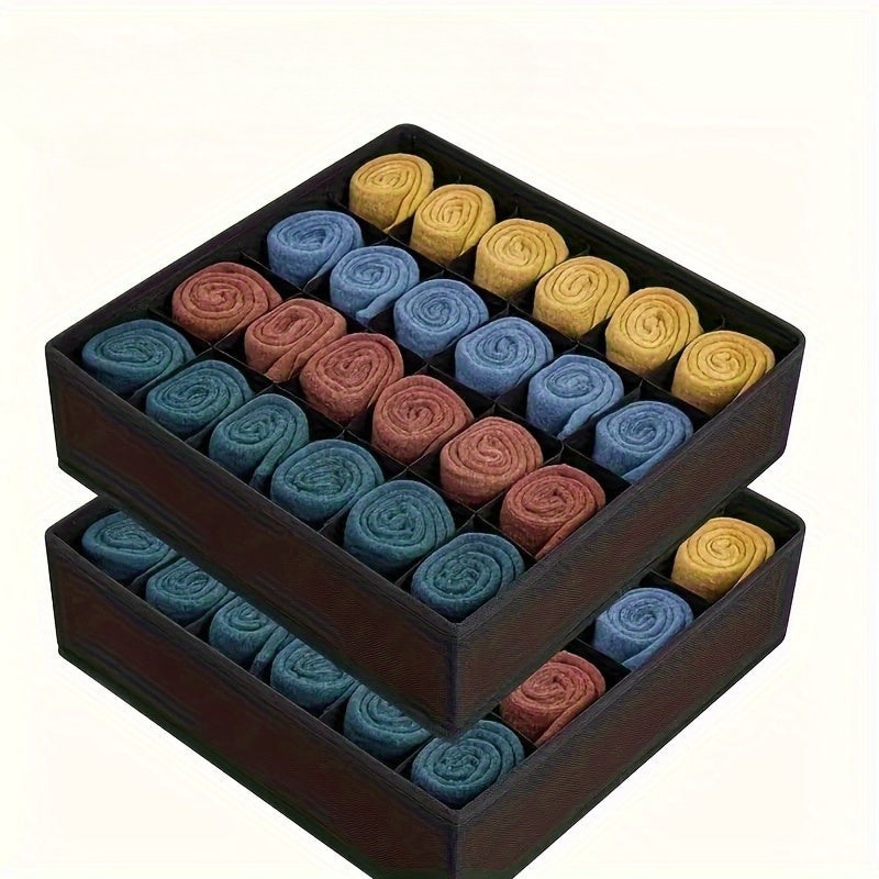 Organisateur de Tiroir Pliable - 24 Compartiments pour Rangement Efficace