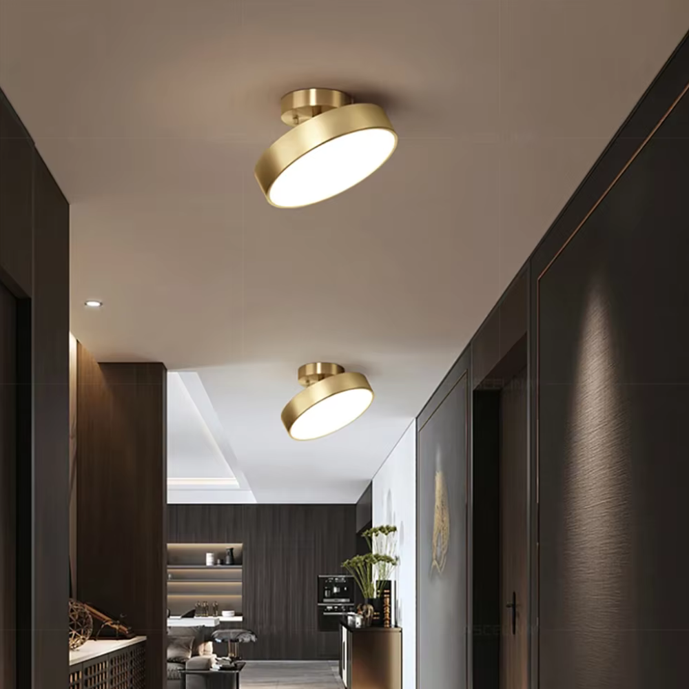 Suspension Industrielle Contemporaine - Lumière Chaleureuse et Accueillante