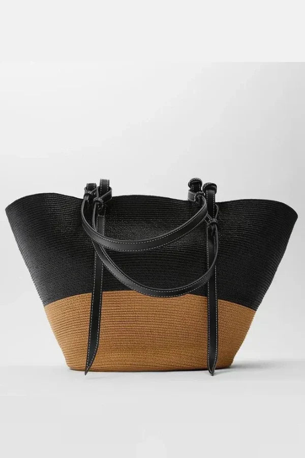 Sac Tote en Cuir Marron - Élégant et Spacieux pour Toutes les Occasions