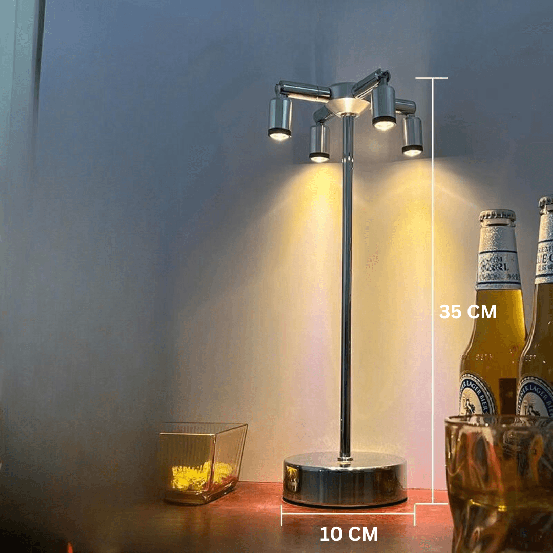 Lampe de Bureau Vintage Tactile - Éclairage Élégant et Portable