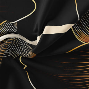 Ensemble de Couette Noir et Or - Luxe et Glamour pour Votre Chambre