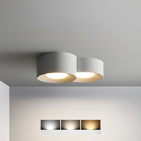 Luminaire de Plafond Rond Élégant - Éclairage Économe en Énergie et Polyvalent