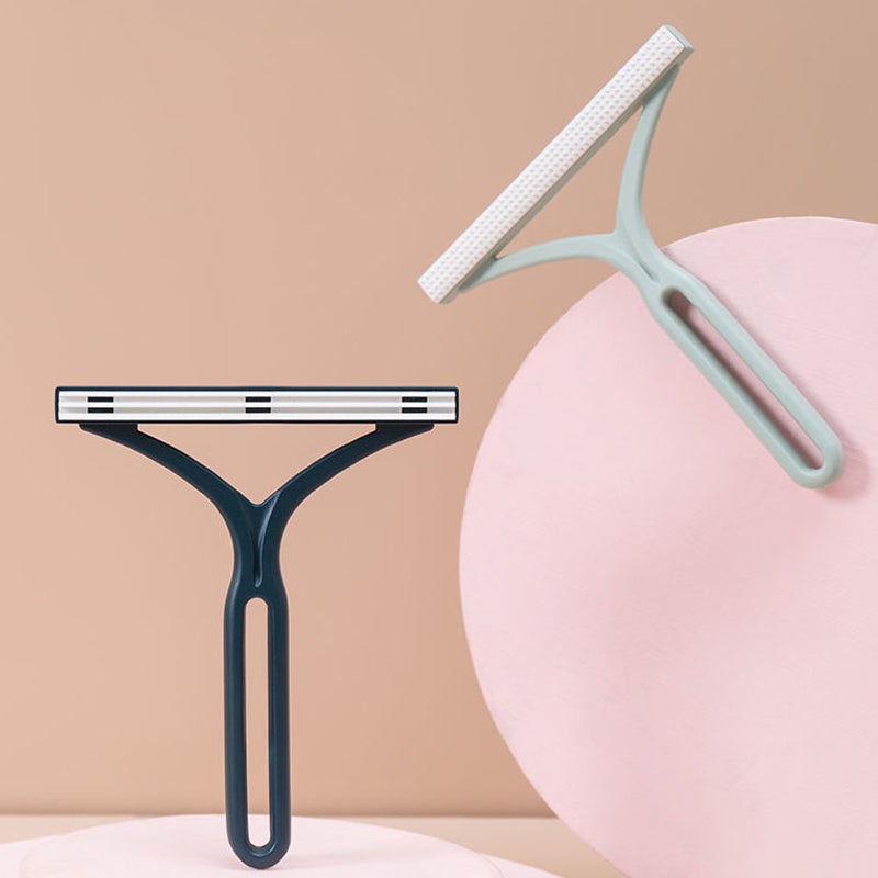 Rasoir à Tissu Éliminateur de Peluches - Outil Portable avec Brossettes à Trois Couches