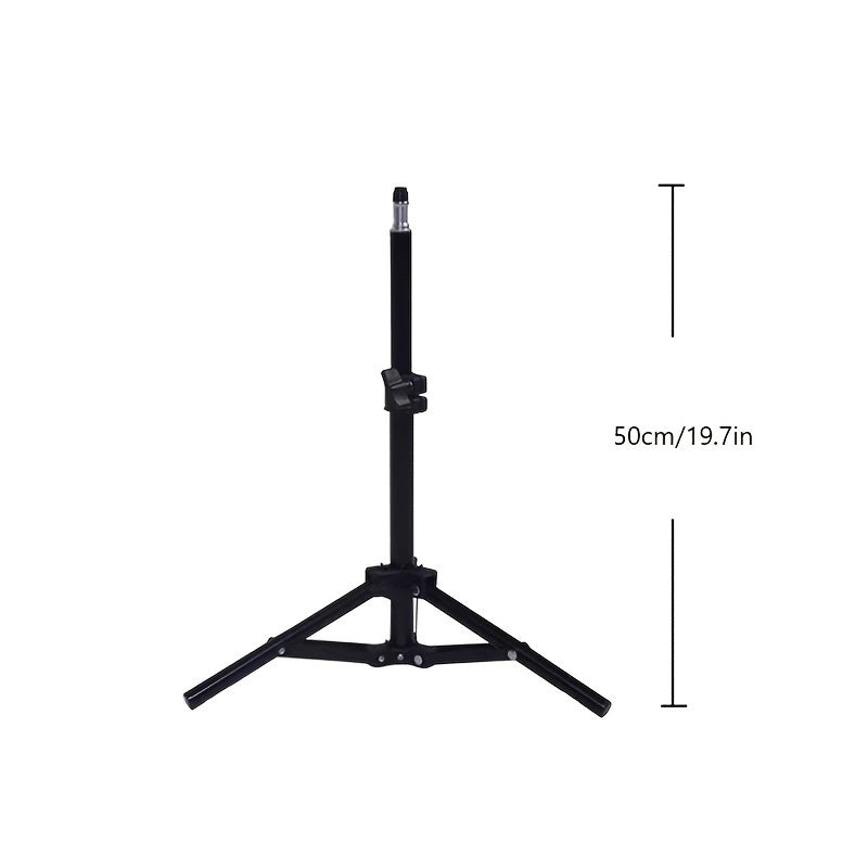 Anneau Lumineux 10 Pouces - Trépied Réglable et Support Téléphone