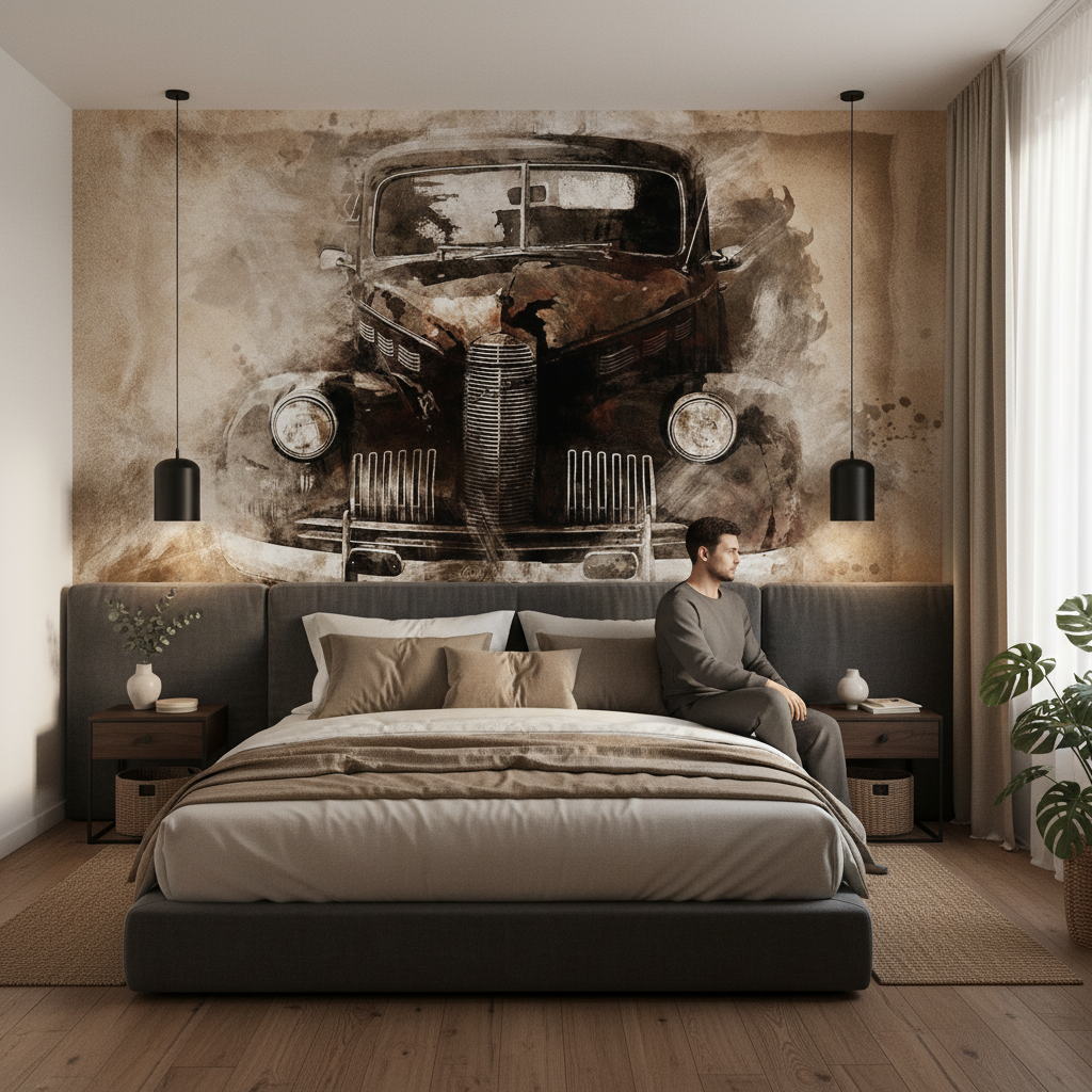 Industrial Style Décor Wallpaper