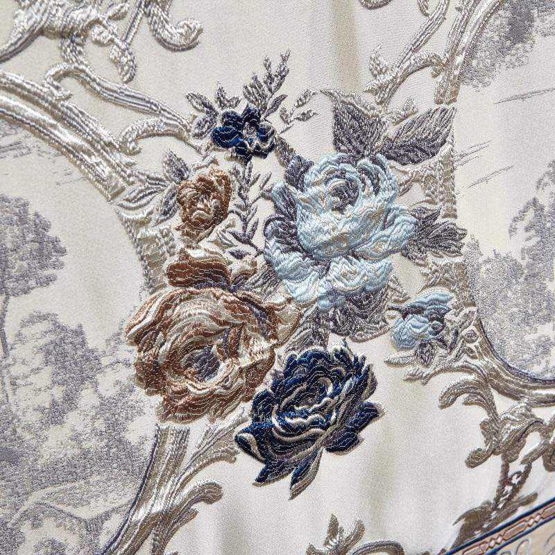 Literie en Coton-Satin Motif Oriental - Luxe Élégant et Confortable