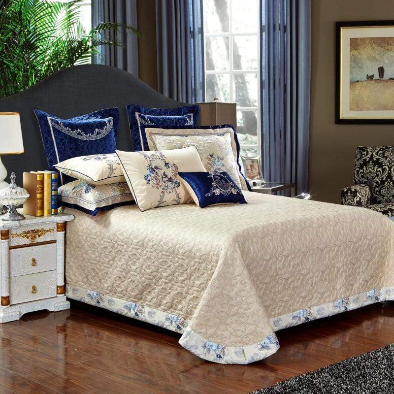 Literie en Coton-Satin Motif Oriental - Luxe Élégant et Confortable