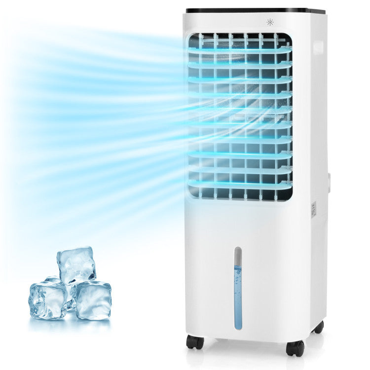 Refroidisseur d'air 4-en-1 Écologique - Confort Personnalisé avec Réservoir de 12L