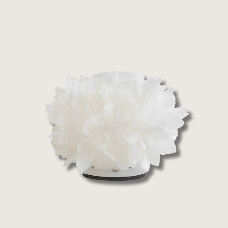 Lampe de Table Contemporaine - Éclairage Élégant avec Accent Floral