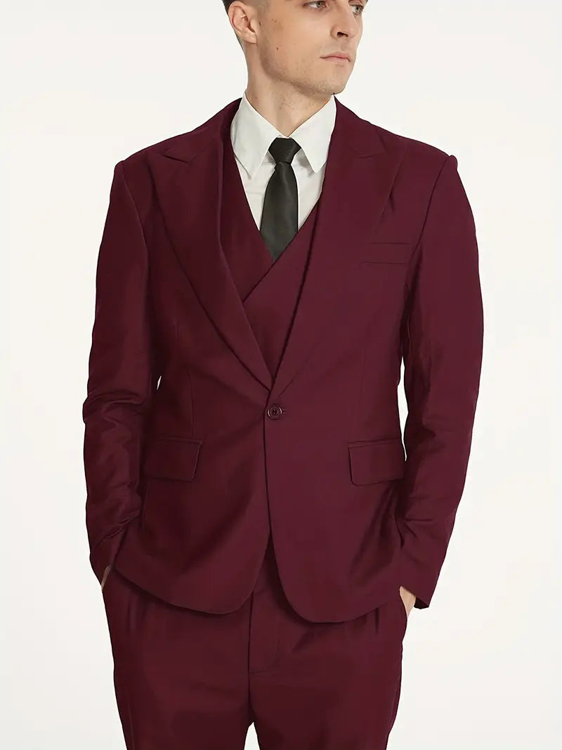 Costume 3 Pièces pour Homme - Élégance et Confort au Quotidien