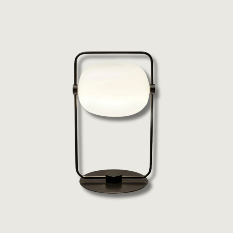 Lampe de Table en Verre Élégante - Design Minimaliste et Matériaux Premium