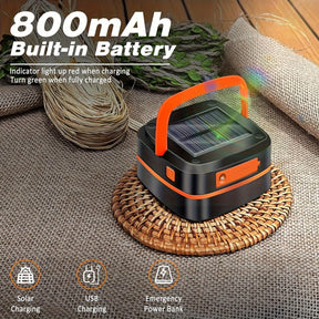 Lampe de Camping LED Rechargeable - Compacte et Pliable pour Aventures