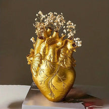 Vase en Céramique en Forme de Cœur - Décoration Romantique et Élégante