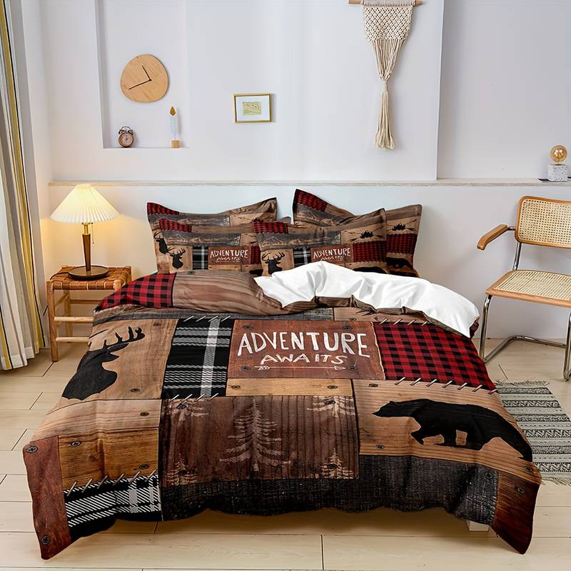 Linge de Lit Aventure en Forêt - Confort et Charme Naturel pour Votre Chambre