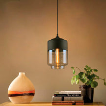 Éclairage Loft Chic Moderne - Lampe en Fer et Verre de Qualité