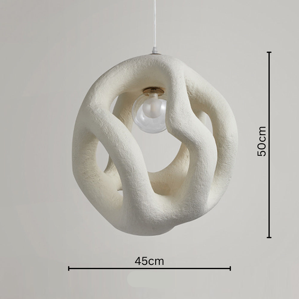 Lampe Pendentif Wabi Sabi Artisanale - Éclairage Apaisant et Design Unique