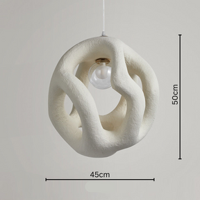Lampe Pendentif Wabi Sabi Artisanale - Éclairage Apaisant et Design Unique