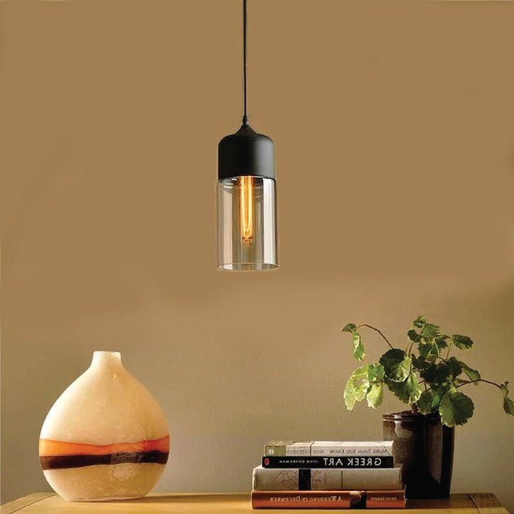 Éclairage Loft Chic Moderne - Lampe en Fer et Verre de Qualité