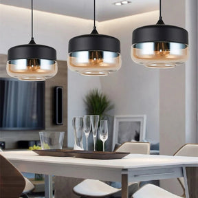 Éclairage Loft Chic Moderne - Lampe en Fer et Verre de Qualité