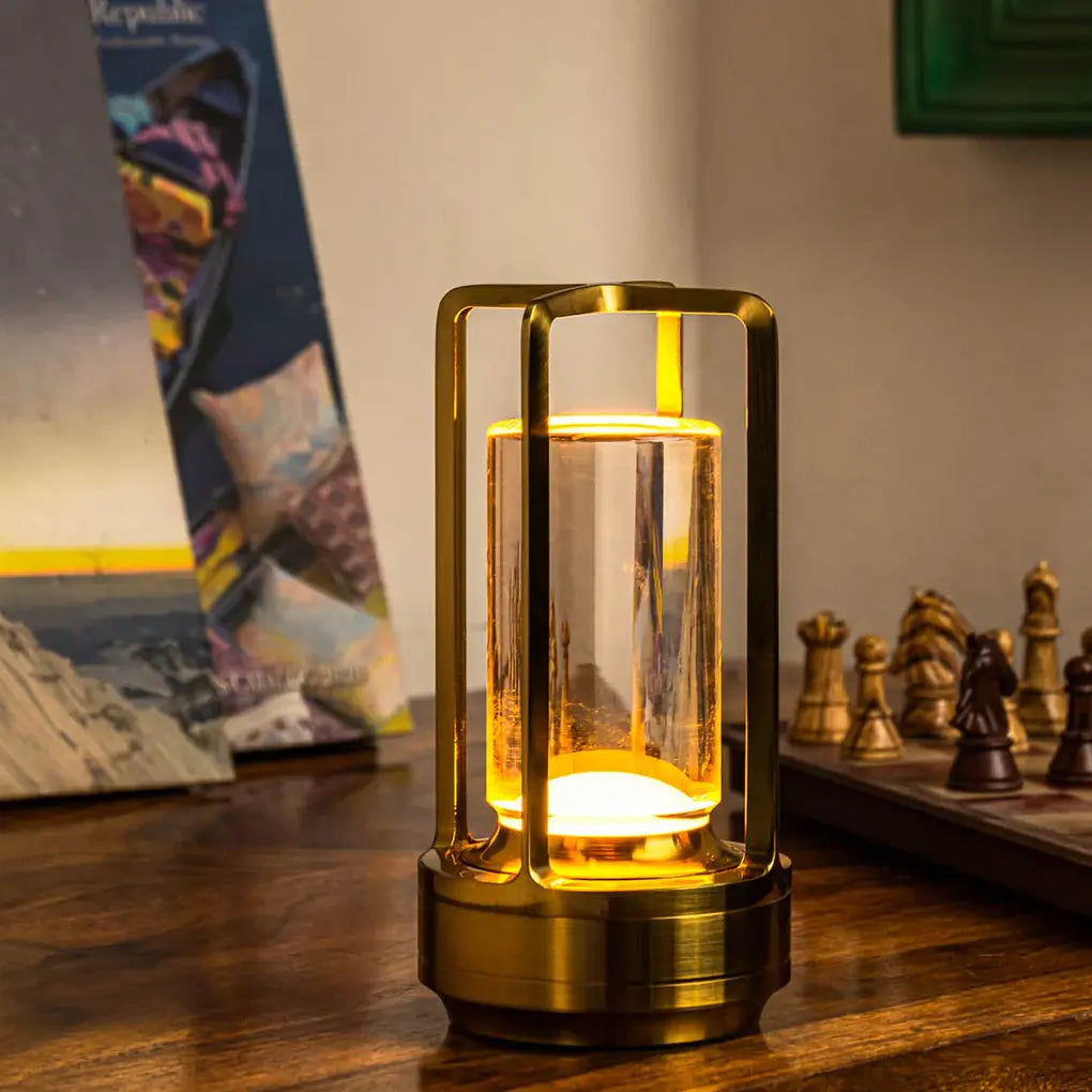 Lampe Sans Fil Élégante - Lumière Ajustable et Résistante à l'Eau