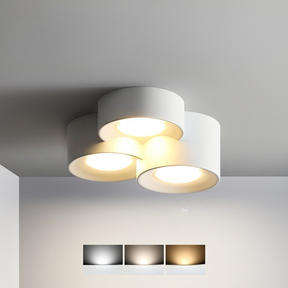 Luminaire de Plafond Rond Élégant - Éclairage Économe en Énergie et Polyvalent