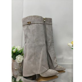 Bottes Noires Confortables pour Femmes - Style Élégant et Polyvalent