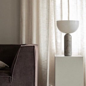 Lampe de Table en Marbre - Élégance et Éclairage Chaleureux