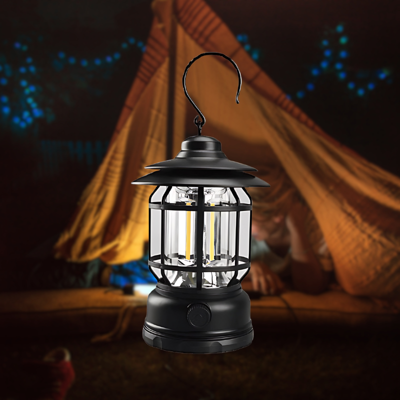 Lampe LED Vintage Portable - Éclairage Intelligent et Économique