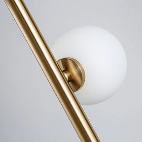Lampe sur Pied Scandinave Dorée - Élégance et Efficacité Énergétique