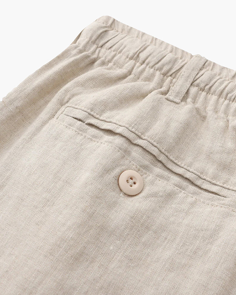 Shorts en Lin Respirant - Confort Léger pour Été Élégant