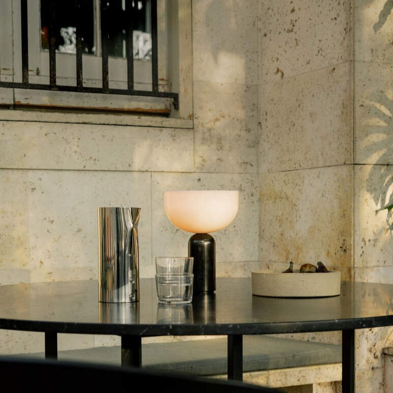 Lampe de Table en Marbre - Élégance et Éclairage Chaleureux