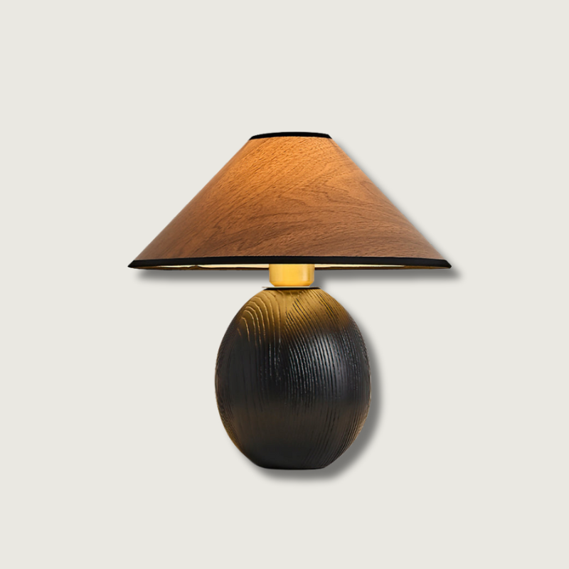 Lampe de Table en Bois - Élégance Naturelle et Ambiance Chaleureuse