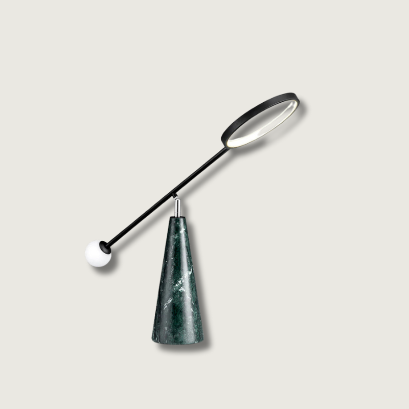 Lampe de Table Géométrique Ajustable - Design Postmoderne et Éclairage LED
